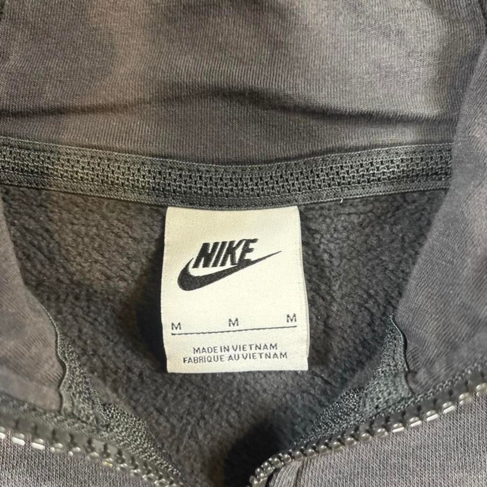 Nike Appalachian state Mountaineers gray zip up hoodie size M #App State - Picture 3 of 6
